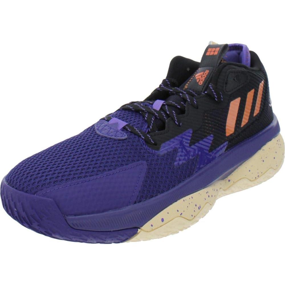 imageadidas UnisexAdult Harden Vol 5 FuturenaturalBasketball ShoePurpleYellow