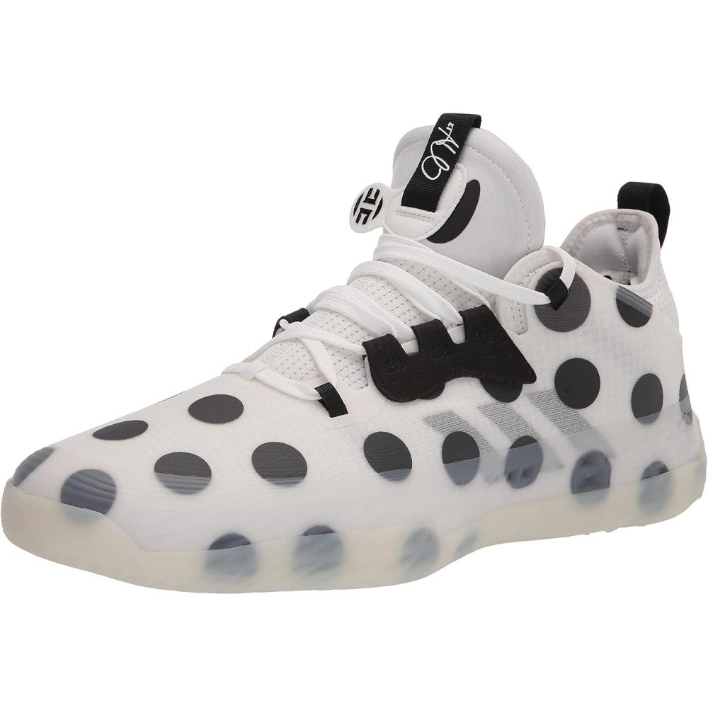 imageadidas UnisexAdult Harden Vol 5 FuturenaturalBasketball ShoeWhiteBlackCrystal White
