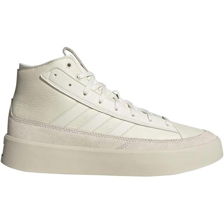 imageadidas Znsored Hi Prem Leather ShoesMid NonFootball UnisexAdultOff WhiteOff WhiteWonder Beige
