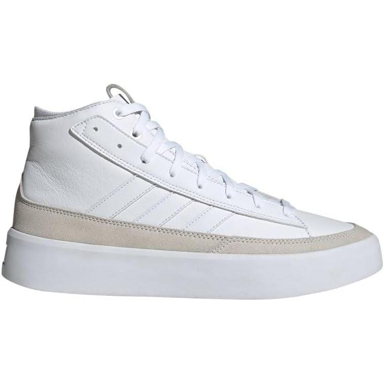 imageadidas Znsored Hi Prem Leather ShoesMid NonFootball UnisexAdultWhiteWhiteWhite