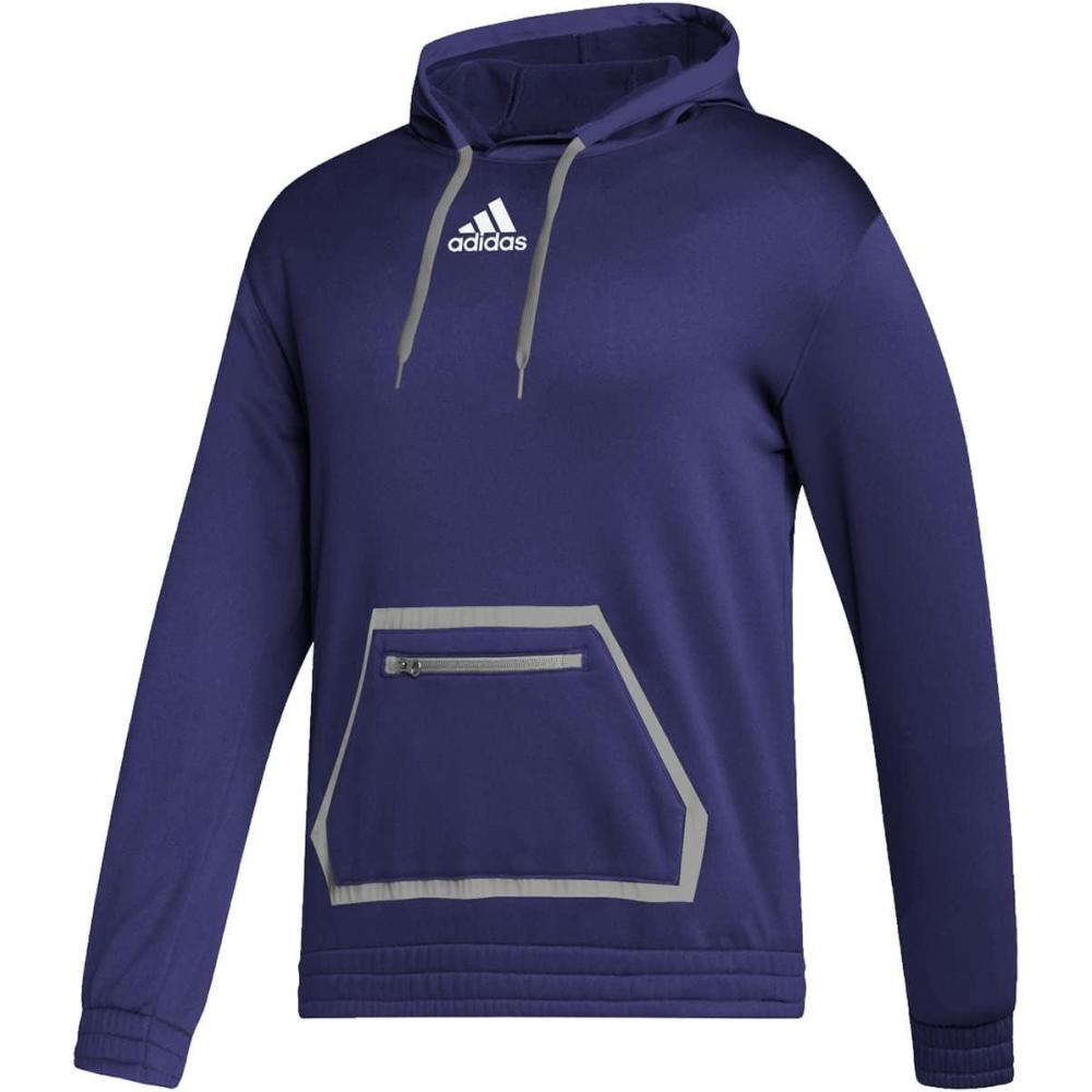 imageadidas unisexadult HoodieTeam Collegiate PurpleSolid Grey