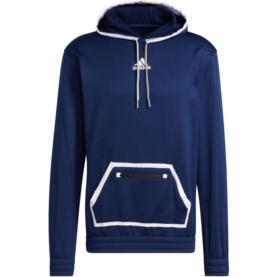 imageadidas unisexadult HoodieTeam Navy  Mgh Solid Grey