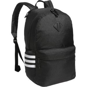 adidas 3-Stripe Classic Backpack for Men and Women, Bag with Laptop Sleeve, Meadow Floral Wonder White/Wonder White/5.0, One Size(Black/5.0)