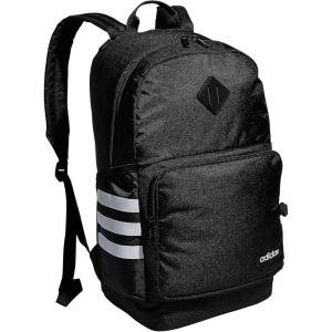 adidas 3-Stripe Classic Backpack for Men and Women, Bag with Laptop Sleeve, Meadow Floral Wonder White/Wonder White/5.0, One Size(Black/White/4.0)
