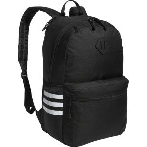 adidas 3-Stripe Classic Backpack for Men and Women, Bag with Laptop Sleeve, Meadow Floral Wonder White/Wonder White/5.0, One Size(Black/White/5.0)