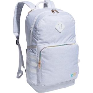 adidas 3-Stripe Classic Backpack for Men and Women, Bag with Laptop Sleeve, Meadow Floral Wonder White/Wonder White/5.0, One Size(Jersey White/White Rainbow/4.0)