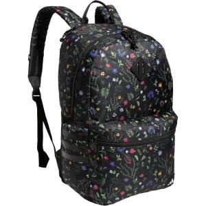 adidas 3-Stripe Classic Backpack for Men and Women, Bag with Laptop Sleeve, Meadow Floral Wonder White/Wonder White/5.0, One Size(Meadow Floral Black/Black/White/5.0)