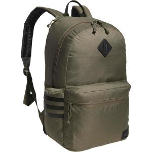 adidas 3-Stripe Classic Backpack for Men and Women, Bag with Laptop Sleeve, Meadow Floral Wonder White/Wonder White/5.0, One Size(Olive Strata Green/Black/5.0)