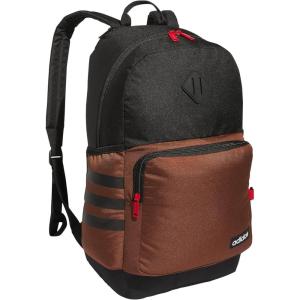 adidas 3-Stripe Classic Backpack for Men and Women, Bag with Laptop Sleeve, Meadow Floral Wonder White/Wonder White/5.0, One Size(Preloved Brown/Black/4.0)