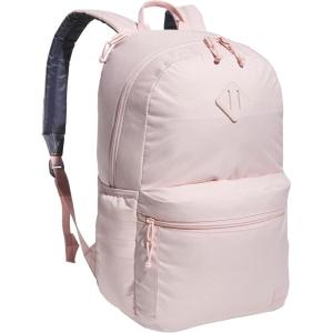adidas 3-Stripe Classic Backpack for Men and Women, Bag with Laptop Sleeve, Meadow Floral Wonder White/Wonder White/5.0, One Size(Sandy Pink/Onix Grey/5.0)