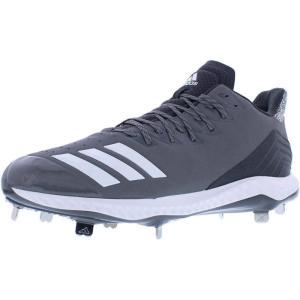 adidas Men’s Icon Bounce Baseball Cleats(Grey Four/Footwear White/Carbon)