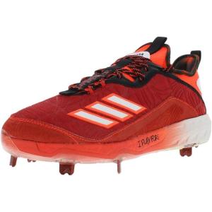 adidas Men’s Icon Bounce Baseball Cleats(Red)