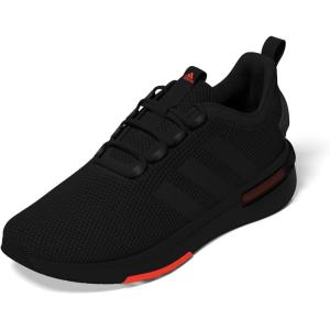 adidas Men’s Racer TR23 Sneaker(Black/Black/Solar Red)