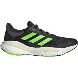 adidas Men’s Solarglide 5 Sneaker(Core Black/Solar Green/Beam Yellow)