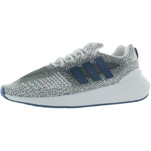 adidas Mens Swift Run 22(Cloud White/Altered Blue/Cloud White/Clear White)