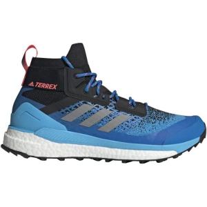 adidas Men’s Terrex Free Hiker Gore-TEX 2.0 Hiking Shoes(Core Black/Grey Three/Blue Rush)