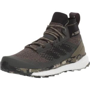 adidas Men’s Terrex Free Hiker Gore-TEX 2.0 Hiking Shoes(Khaki/Black/St Desert Sand)