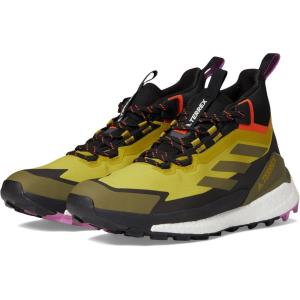 adidas Men’s Terrex Free Hiker Gore-TEX 2.0 Hiking Shoes(Pulse Olive/Focus Olive/Impact Orang)