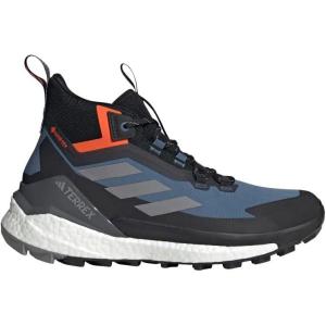 adidas Men’s Terrex Free Hiker Gore-TEX 2.0 Hiking Shoes(Wonder Steel/Grey Three/Impact Orang)