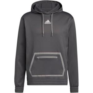 adidas unisex-adult Hoodie(Grey/White)