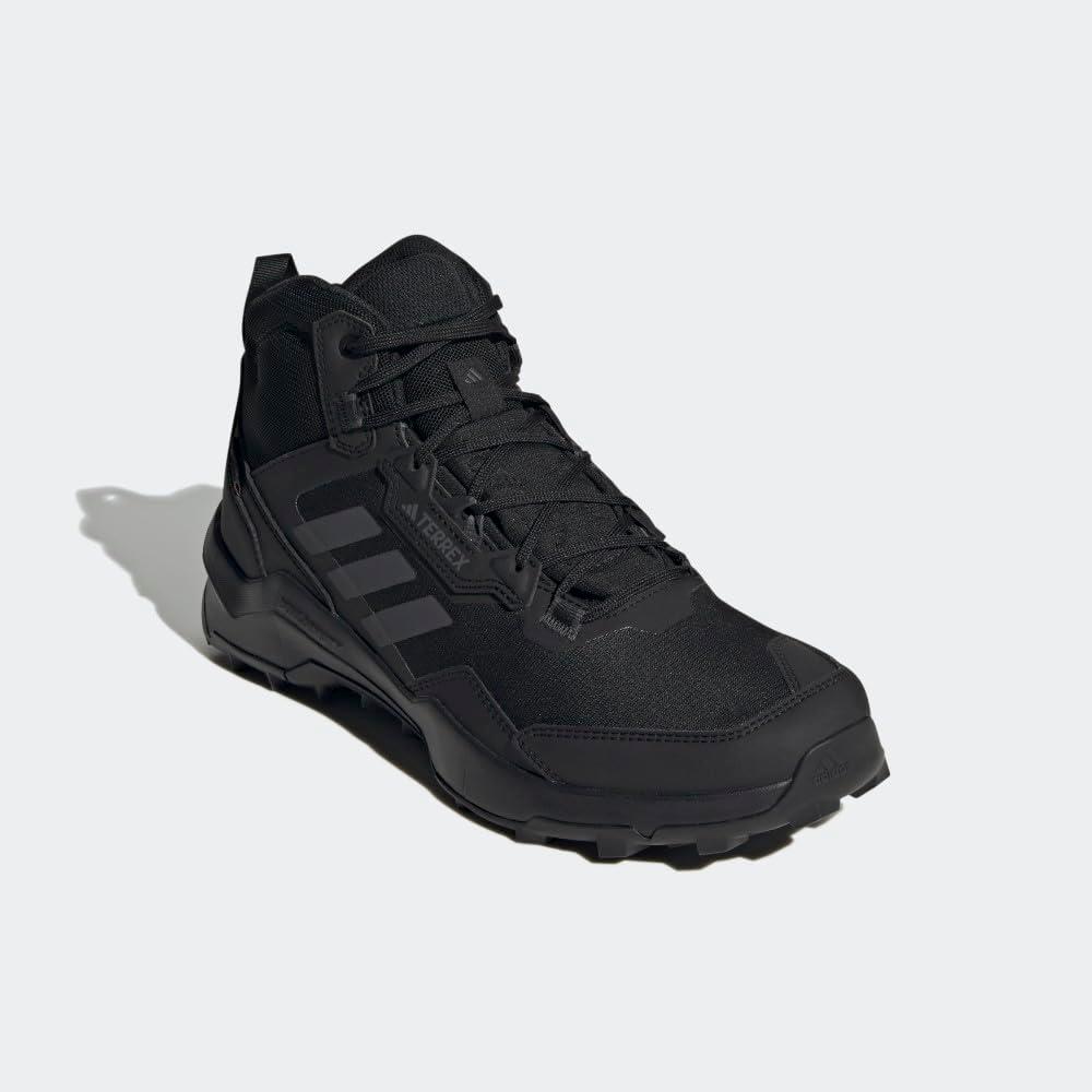 imageadidas Mens Terrex Ax4 Mid Goretex Hiking ShoesBlackCarbonGrey