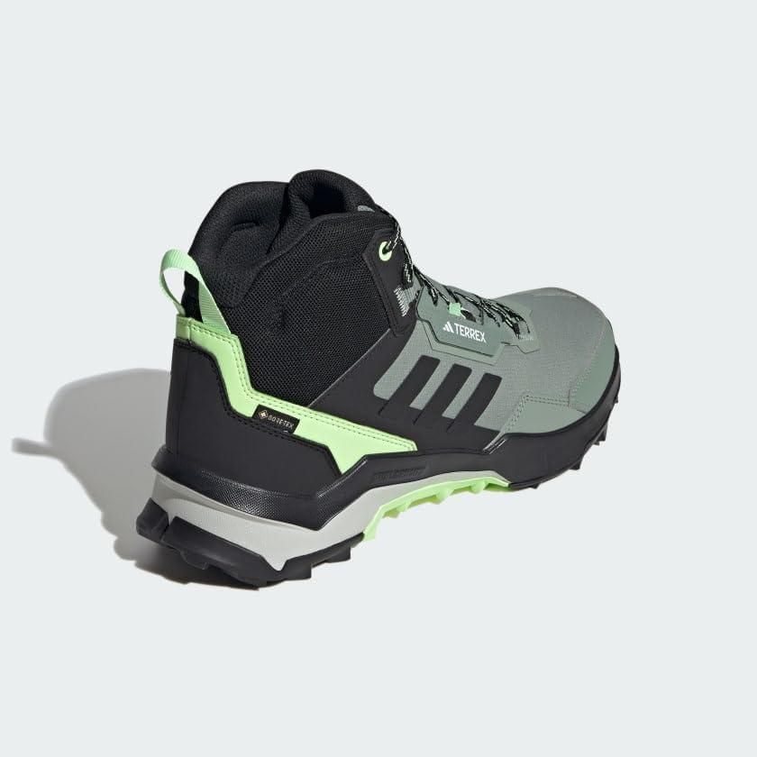 imageadidas Mens Terrex Ax4 Mid Goretex Hiking ShoesSilver GreenBlackCrystal Jade