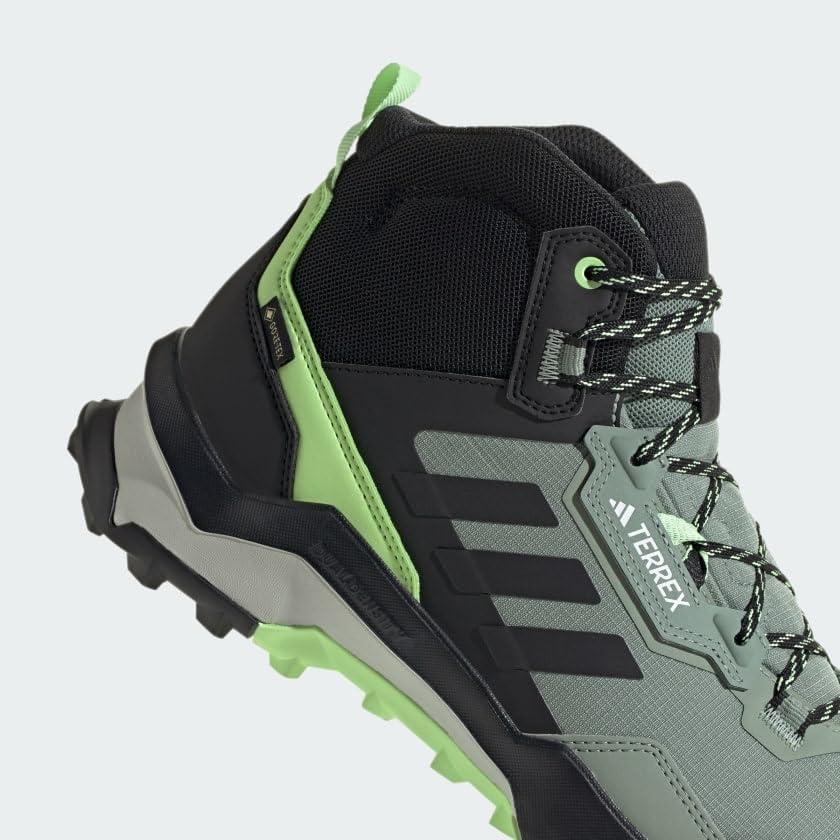 imageadidas Mens Terrex Ax4 Mid Goretex Hiking ShoesSilver GreenBlackCrystal Jade