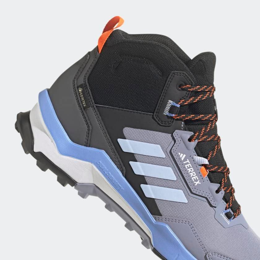 imageadidas Mens Terrex Ax4 Mid Goretex Hiking ShoesSilver VioletBlue DawnCore Black