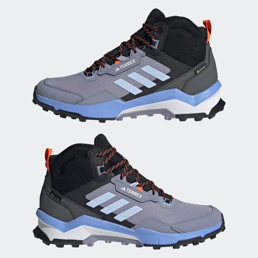 imageadidas Mens Terrex Ax4 Mid Goretex Hiking ShoesSilver VioletBlue DawnCore Black
