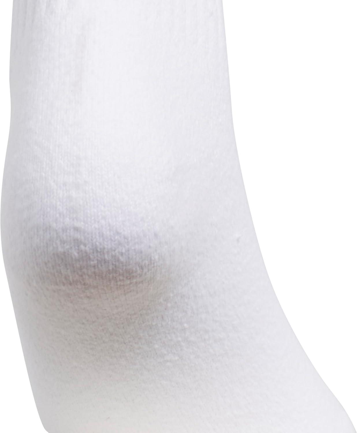 imageadidas Womens Super Soft Cushioned Comfort Cozy Crew Socks 3PairWhiteBlackClear Onix Grey