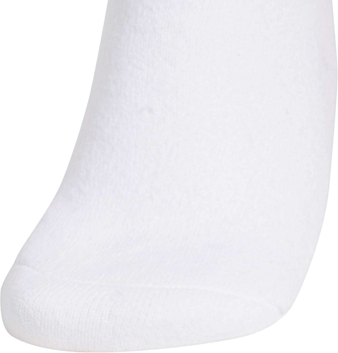 imageadidas Womens Super Soft Cushioned Comfort Cozy Crew Socks 3PairWhiteBlackClear Onix Grey