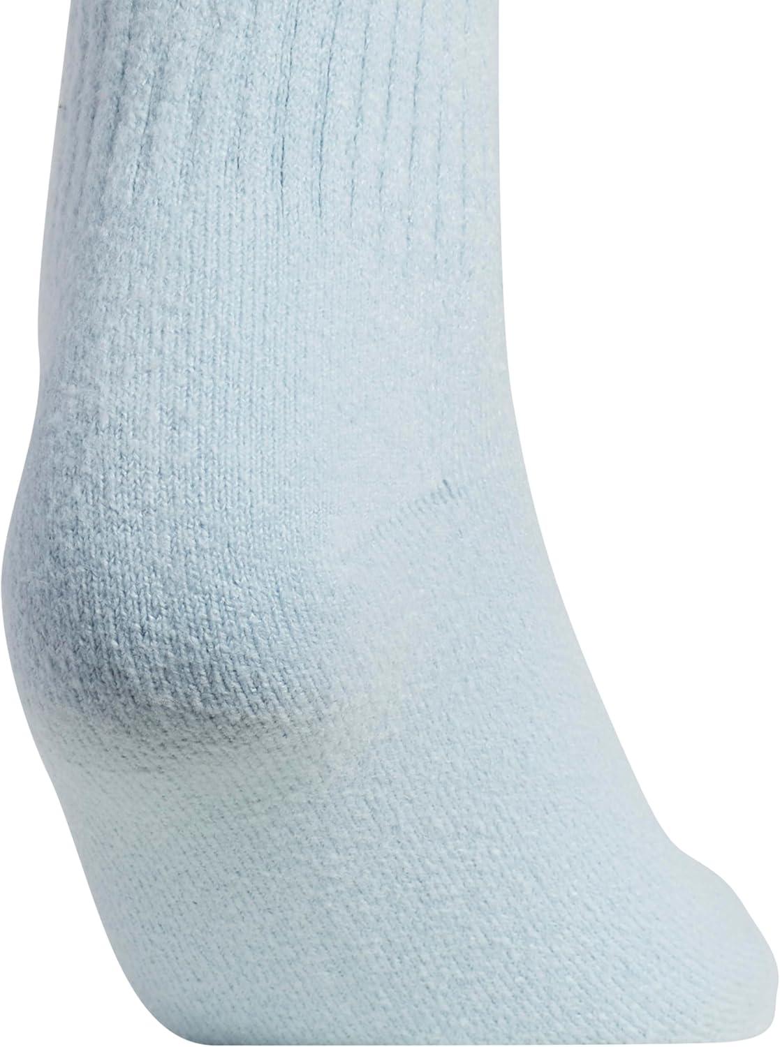 imageadidas Womens Super Soft Cushioned Comfort Cozy Crew Socks 3PairWonder WhiteWonder ClayWonder Orchid Purple