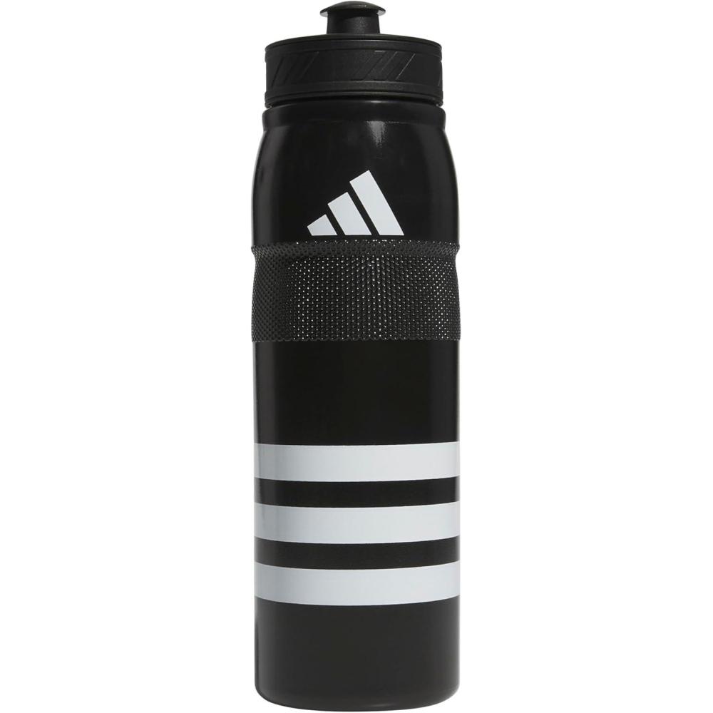 imageadidas 750 ML 28 oz Stadium Refillable Plastic Sport Water BottleBlackWhiteBlackBlack