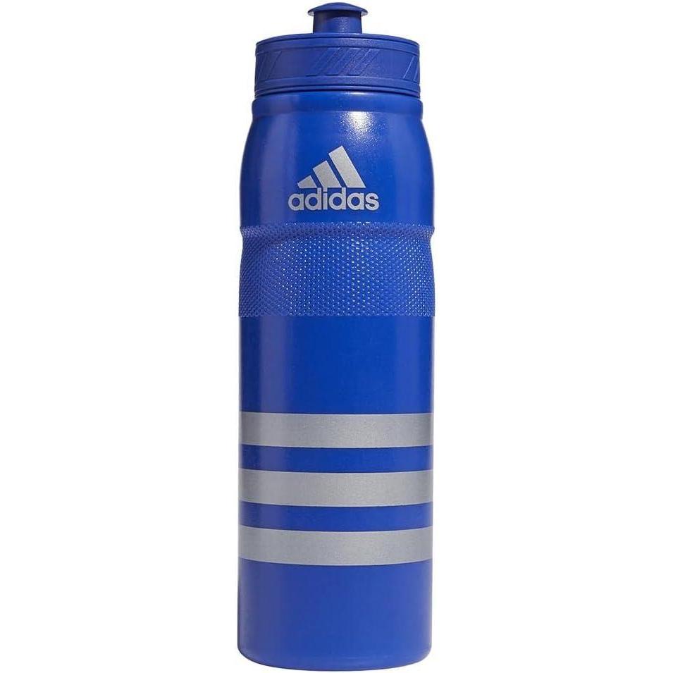 imageadidas 750 ML 28 oz Stadium Refillable Plastic Sport Water BottleBold BlueSilver Metallic