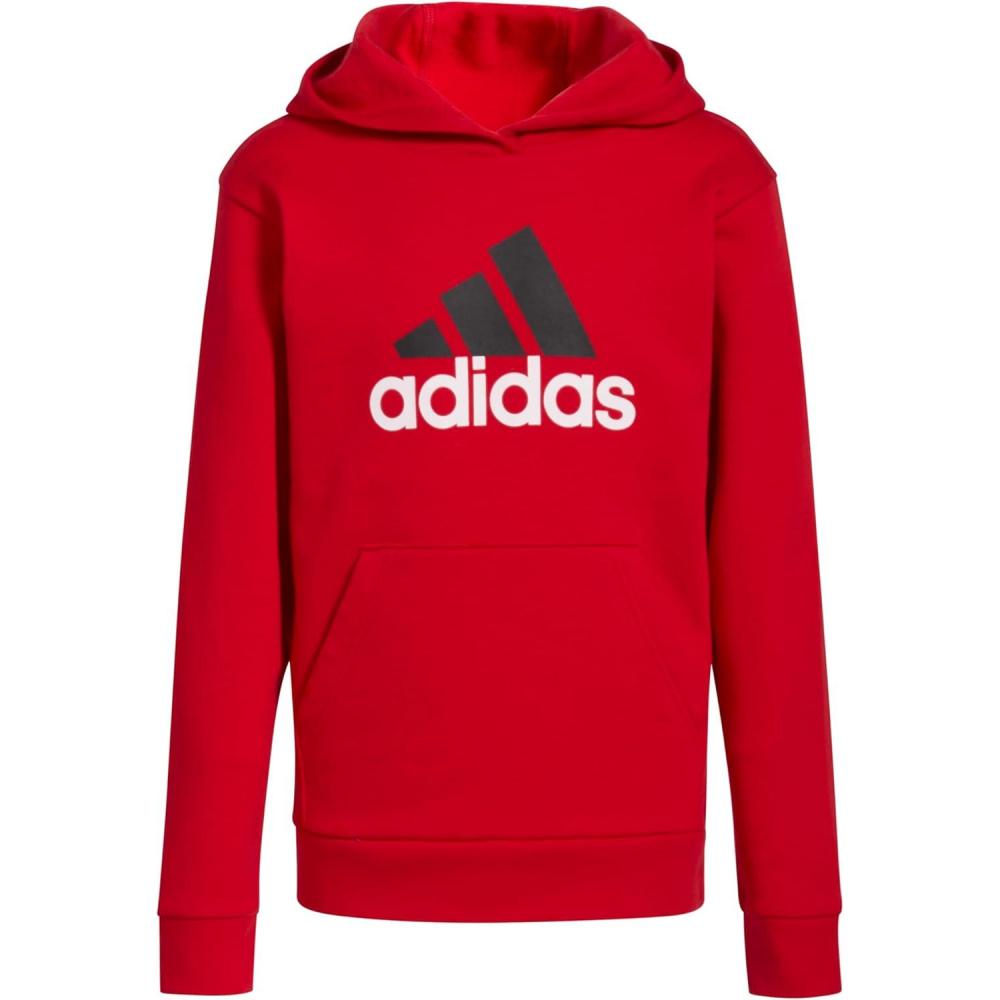 imageadidas Kids Boys Essential Hoodie Training Casual  BlackBetter Scarlet Red