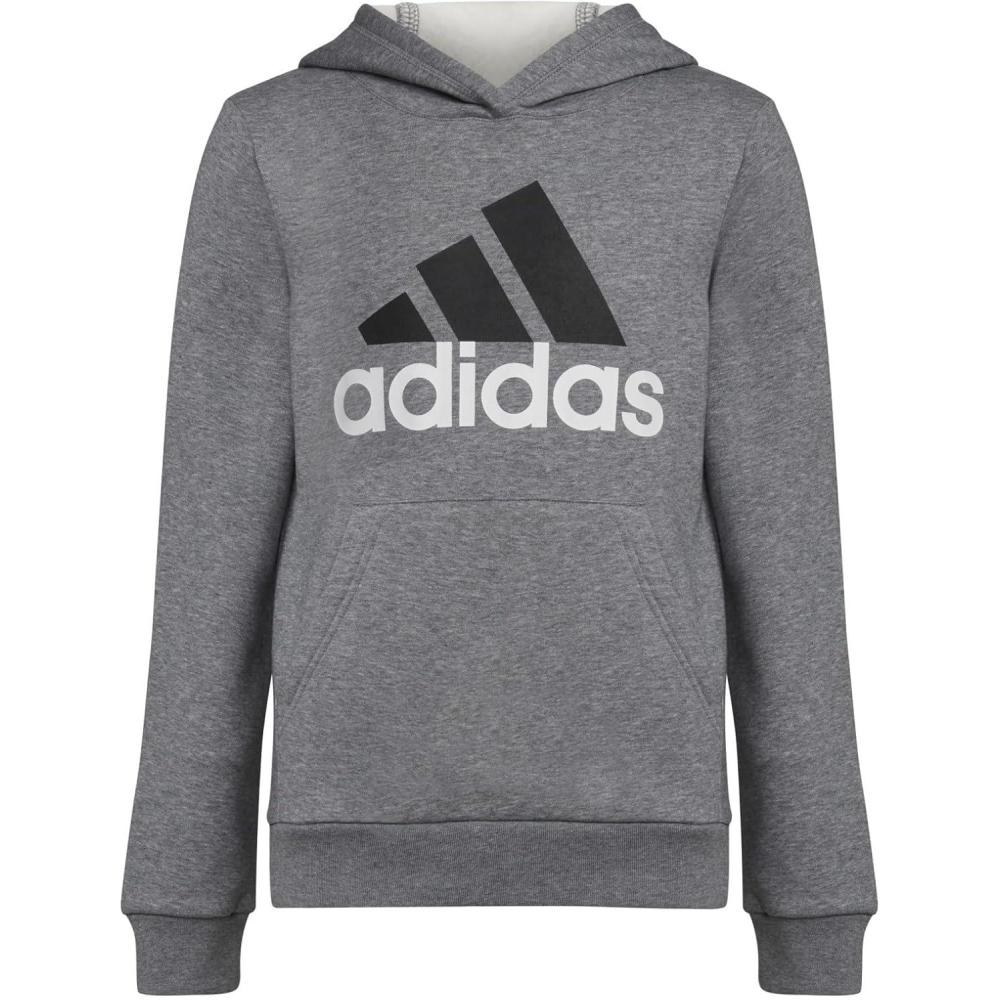 imageadidas Kids Boys Essential Hoodie Training Casual  BlackGrey