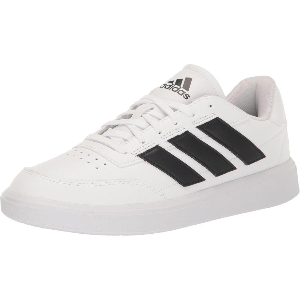 imageadidas Mens Courtblock Sneakers ShoesWhiteBlackWhite