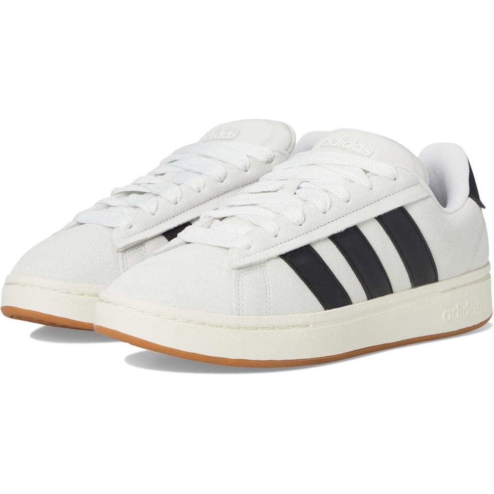 imageadidas Mens Grand Court Alpha 00s SneakerCrystal WhiteBlackWhite