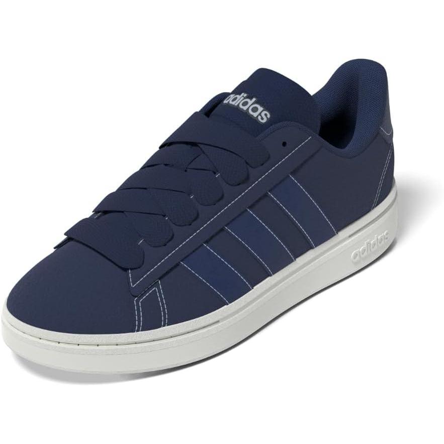 imageadidas Mens Grand Court Alpha 00s SneakerDark BlueDark BlueHalo Blue
