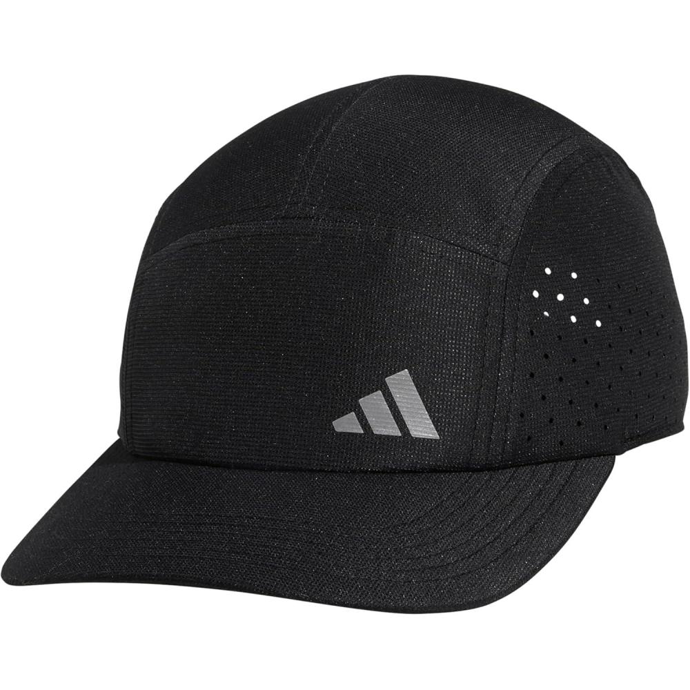 imageadidas Mens Superlite Trainer 3 Performance Relaxed Fit Adjustable Running and Training HatBlackSilver Reflective