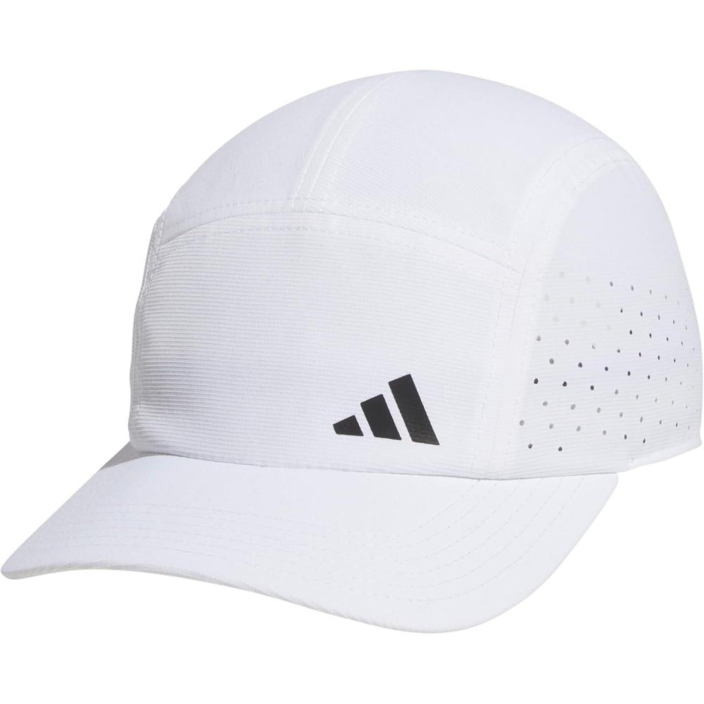 imageadidas Mens Superlite Trainer 3 Performance Relaxed Fit Adjustable Running and Training HatWhiteBlack ReflectiveSilver Reflective
