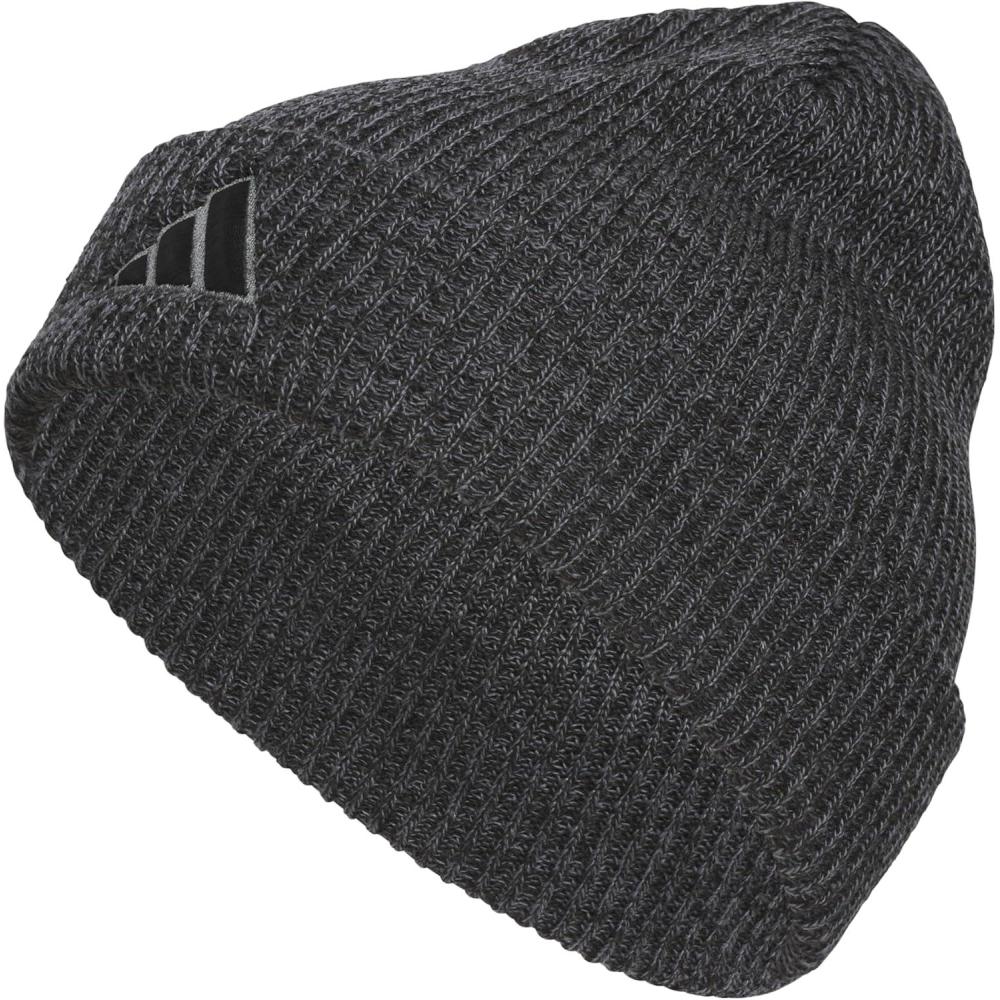 imageadidas Mens Team Issue Beanie Standard Fit Cuffed Acrylic Knit HatCap for WinterBlackonix GreyBlack20