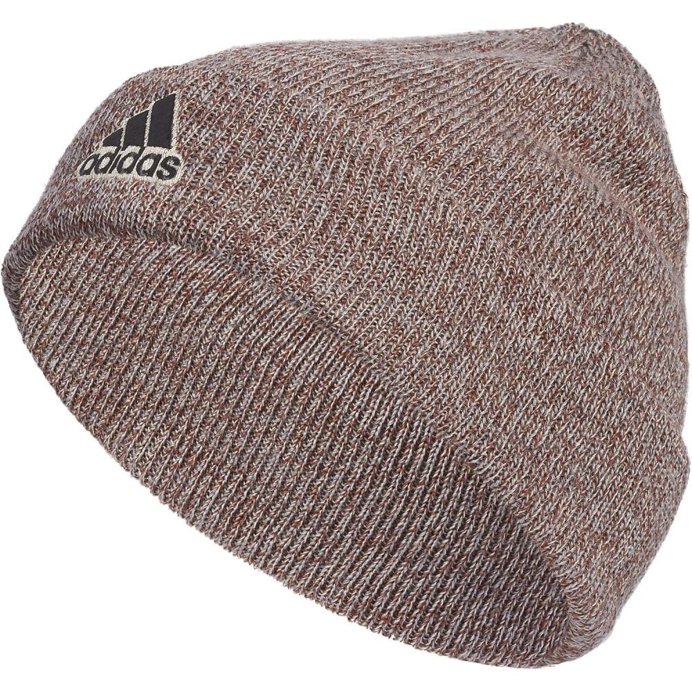 imageadidas Mens Team Issue Beanie Standard Fit Cuffed Acrylic Knit HatCap for WinterWonder Beigepreloved Browngrey ThreeCarbon Grey
