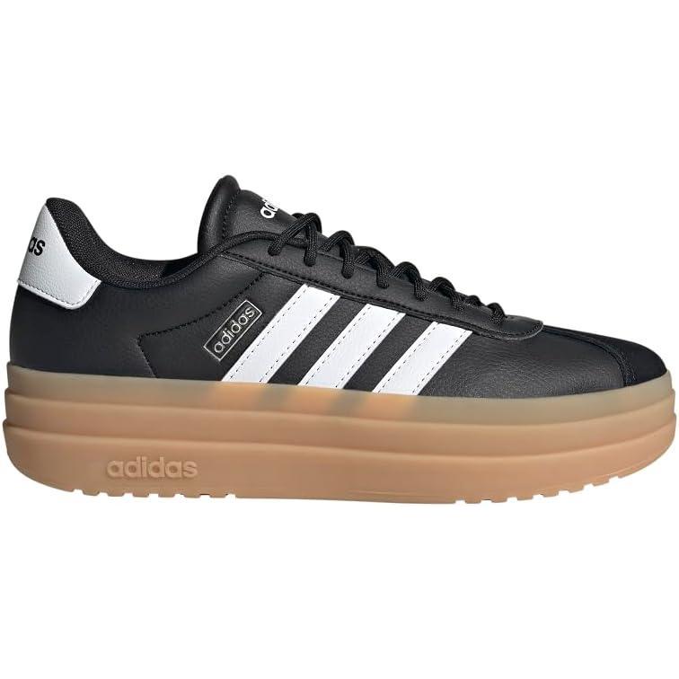 imageadidas Womens Vl Court Bold SneakerBlackWhiteCyber Metallic