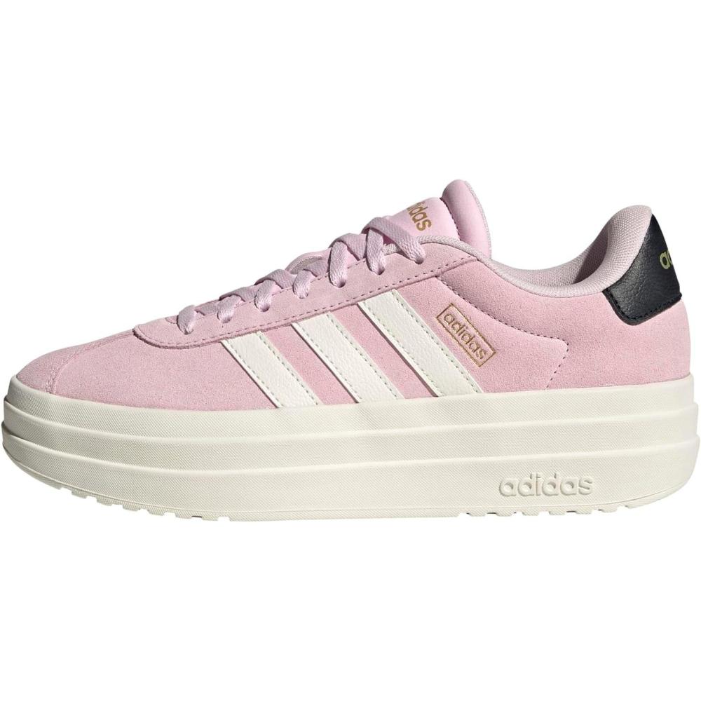 imageadidas Womens Vl Court Bold SneakerClear PinkWhiteBlack