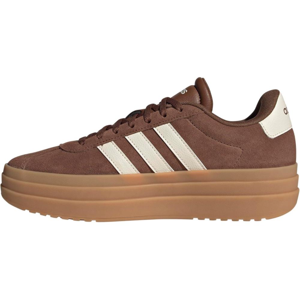 imageadidas Womens Vl Court Bold SneakerPreloved BrownChalk WhiteWonder Beige