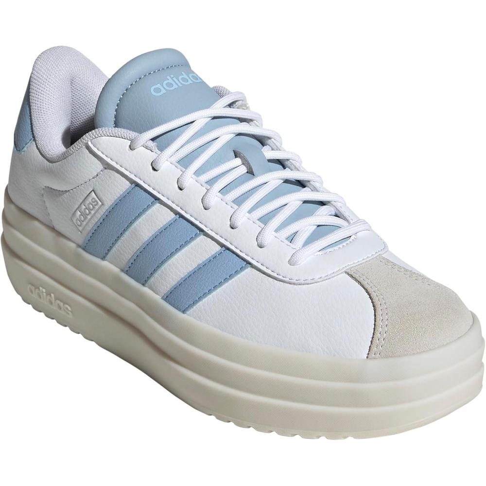 imageadidas Womens Vl Court Bold SneakerWhiteBlueWonder Blue