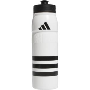 adidas 750 ML (28 oz) Stadium Refillable Plastic Sport Water Bottle(White/Black/Black/2)