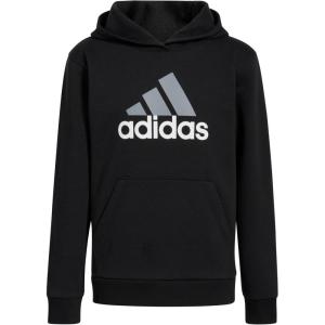adidas Kids Boys Essential Hoodie Training Casual – Black(Black Grey)