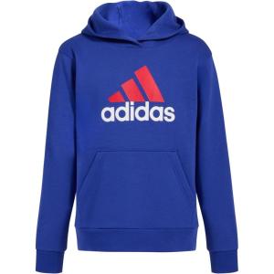 adidas Kids Boys Essential Hoodie Training Casual – Black(Bright Royal Blue)
